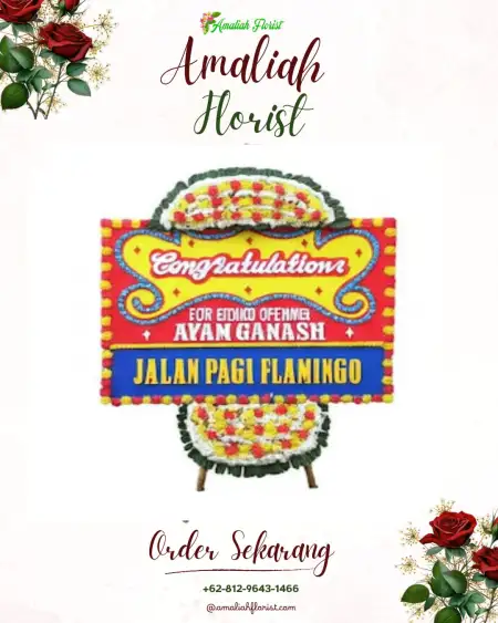 Sewa Papan Bunga Grinting